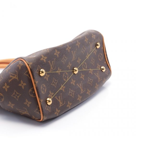 845259 5 Louis Vuitton Tivoli PM Monogram Handbag PVC Leather Brown