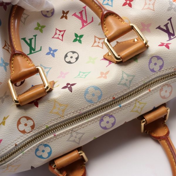 845264 5 Louis Vuitton Speedy 30 Monogram Multicolor Bron Handbag