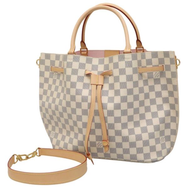 8733450 01 Louis Vuitton Damier Azur Girolatta Bucket Bag