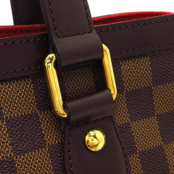 9 Louis Vuitton Hampstead PM Handbag Ebene Damier Canvas