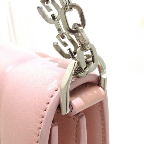 9 Givenchy 4G Quilted Shoulder Bag Chain Pink Leather