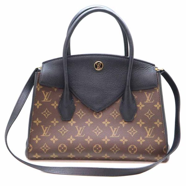 a23 5388 1 Louis Vuitton Florine 2Way Shoulder Bag Brown Black