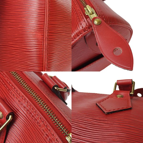 b a19301 10 Louis Vuitton Handbag Speedy 25 Castilian Red Epi Leather