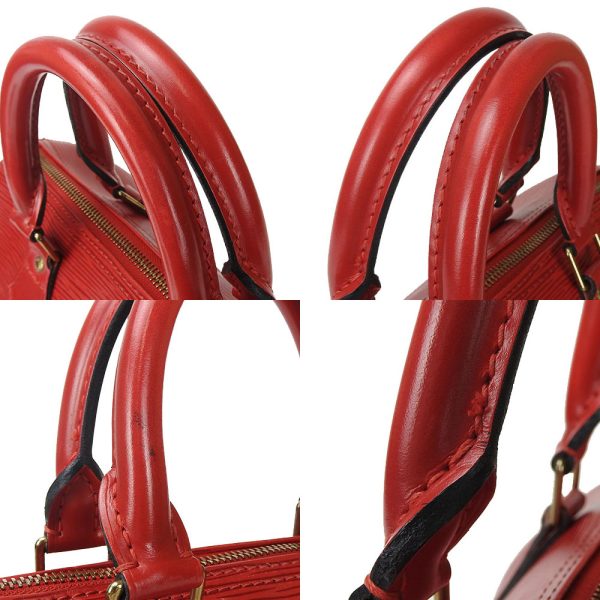 b a19301 7 Louis Vuitton Handbag Speedy 25 Castilian Red Epi Leather