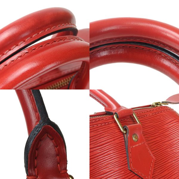 b a19301 8 Louis Vuitton Handbag Speedy 25 Castilian Red Epi Leather