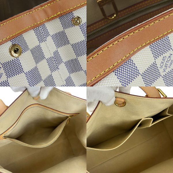 b a20403 8 Louis Vuitton Tote Bag Hampstead MM Damier Azur