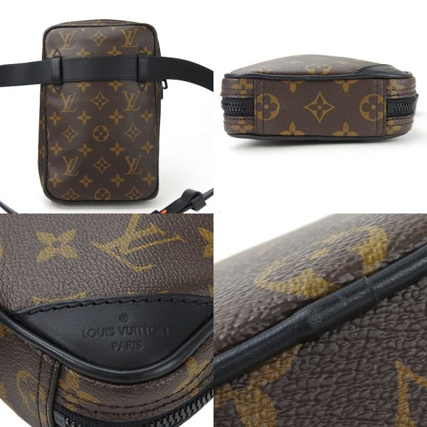 b a21261 4 Louis Vuitton Body Shoulder Bag Utility Monogram Leather Black