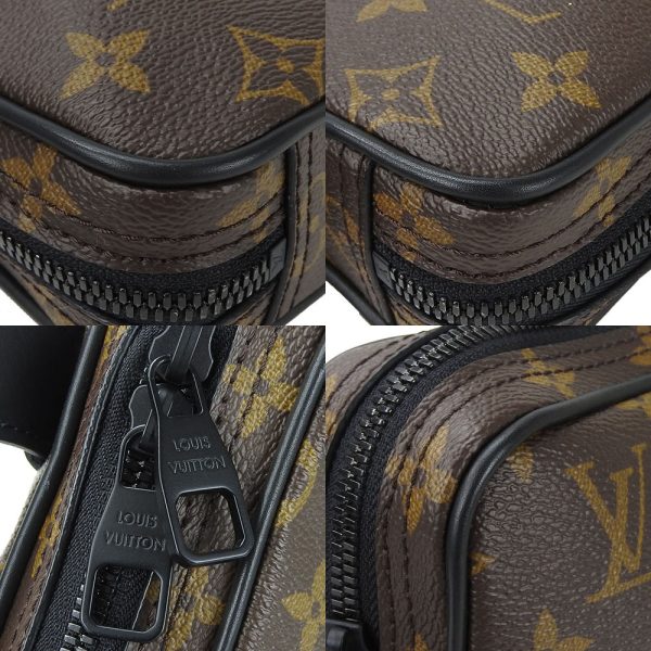 b a21261 5 Louis Vuitton Body Shoulder Bag Utility Monogram Leather Black