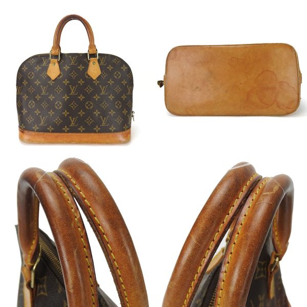 b a40580 4 Louis Vuitton Alma Monogram Handbag