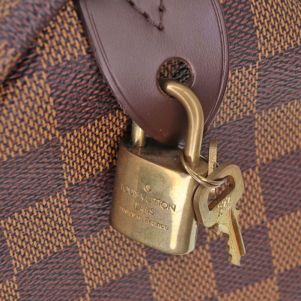 c23 3427 10 Louis Vuitton Speedy 30 Damier Canvas Handbag