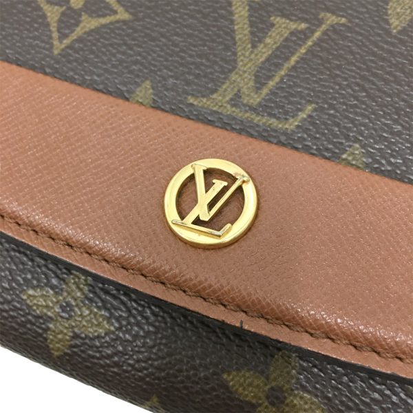 i 23 258 10 Louis Vuitton Bordeaux 2Way Shoulder Clutch Bag Monogram