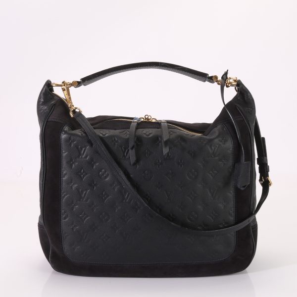 img 01501765 Louis Vuitton Monogram Implant Audacious MM Leather Shoulder Bag