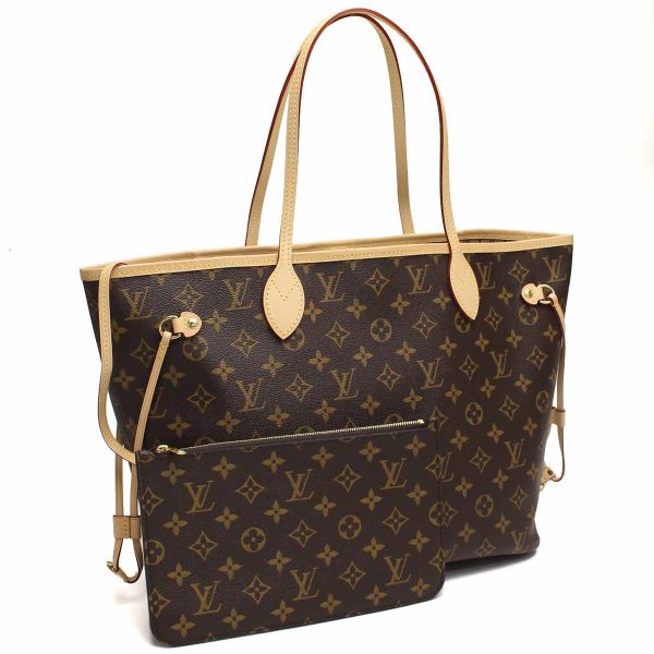 l vm4099501 1 Louis Vuitton Monogram Neverfull MM Tote Bag