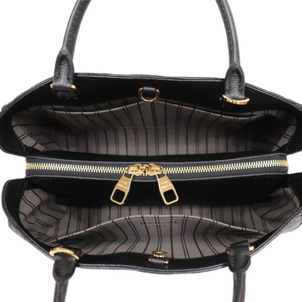 lv 8073 2023218 7 Louis Vuitton Montaigne MM Emplant Black 2way Shoulder Bag