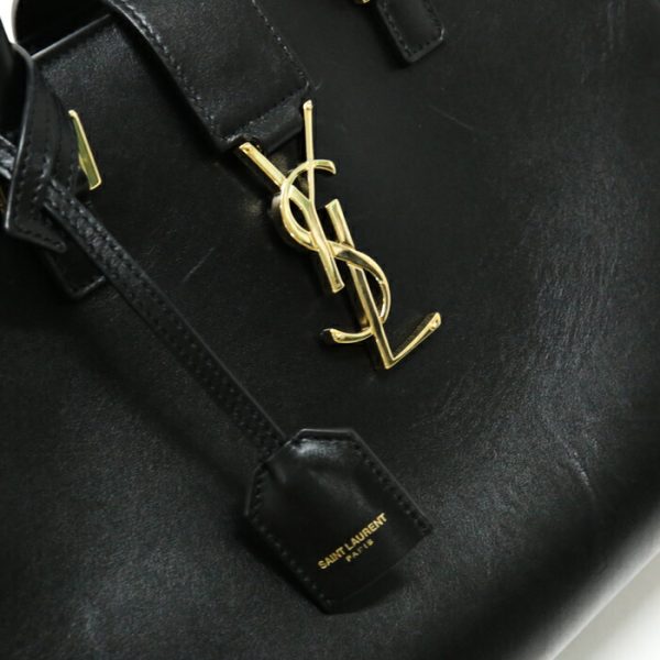 man05027 4 1 Saint Laurent YSL Calf Leather Shoulder Bag