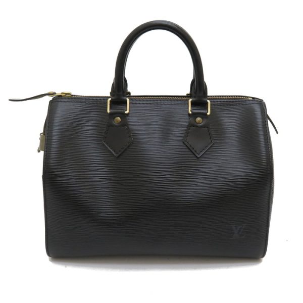 n23040304771 2 Louis Vuitton Speedy 25 Epi Handbag Black