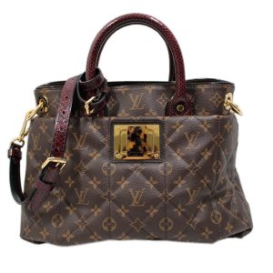 t yjl05973 Louis Vuitton Neverfull PM Tote Bag Damier Ebene Brown