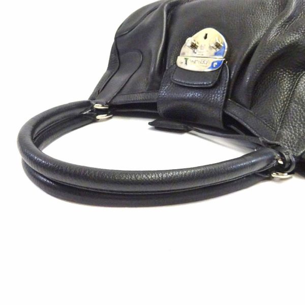 vv 10809 2 7 Prada Shoulder Bag Black Leather