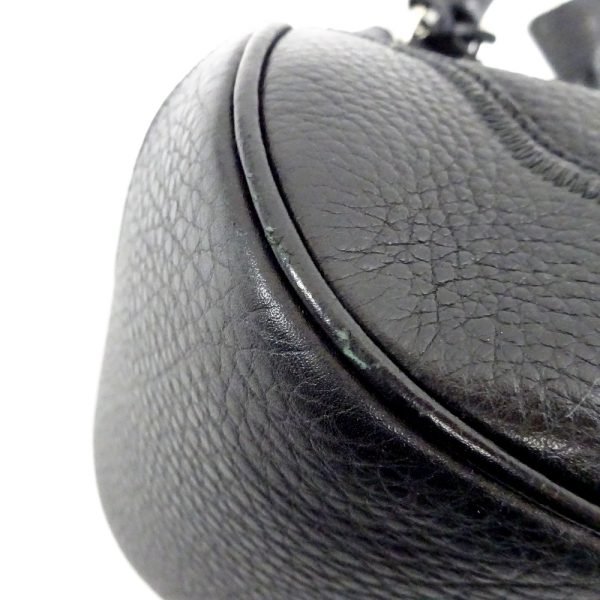 vv 10809 2 8 Prada Shoulder Bag Black Leather