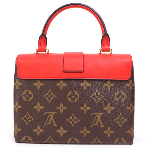 0001273 3 Louis Vuitton Locky BB Monogram Coquelicot Shoulder Bag Leather Red