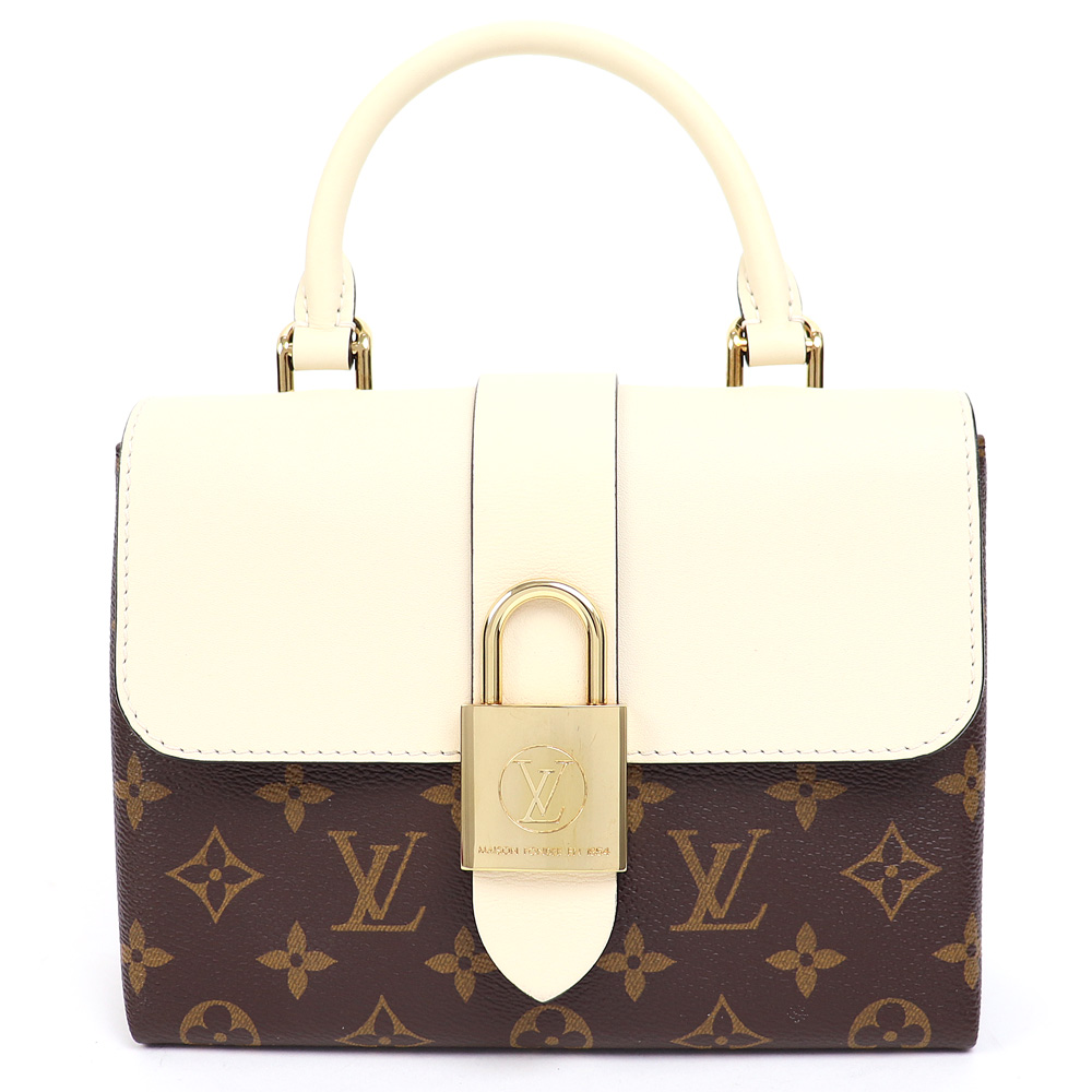 Louis Vuitton Locky BB Monogram Creme Shoulder Bag Leather - Image 2