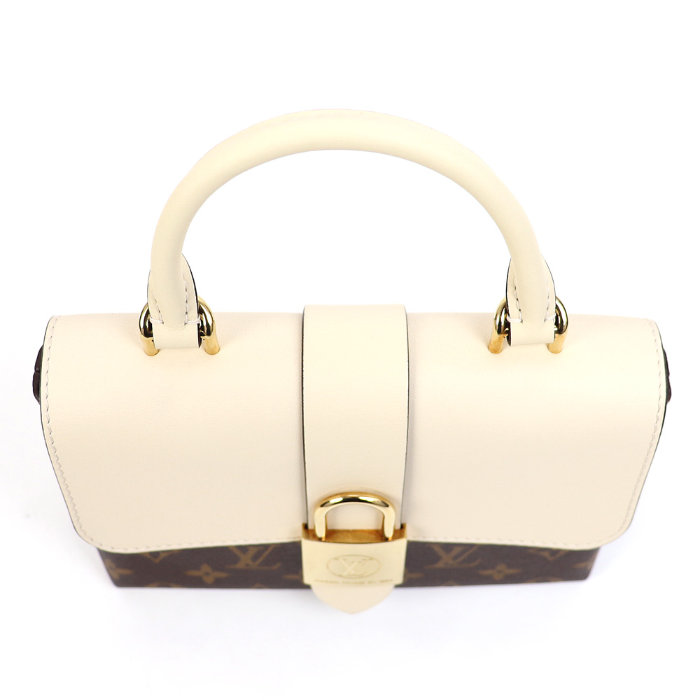 Louis Vuitton Locky BB Monogram Creme Shoulder Bag Leather - Image 6