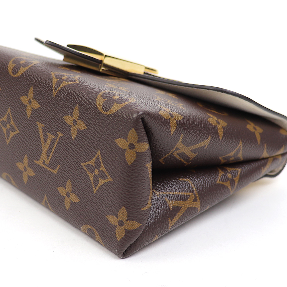 Louis Vuitton Locky BB Monogram Creme Shoulder Bag Leather - Image 9