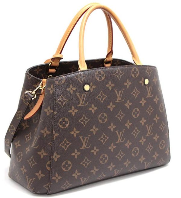 012390 01 Louis Vuitton Montaigne MM 2way Shoulder Bag Monogram