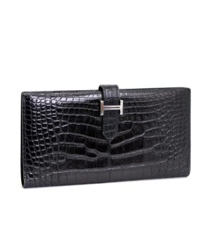 012506 00 1 Loewe Trifold Wallet Embossed Silk Calf Black