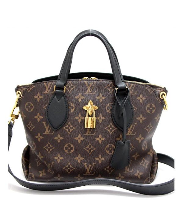 012705 00 1 Louis Vuitton Flower Zip De Tote PM 2way Bag Monogram