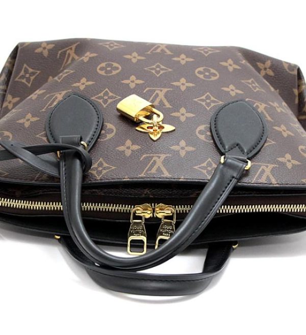 012705 02 Louis Vuitton Flower Zip De Tote PM 2way Bag Monogram