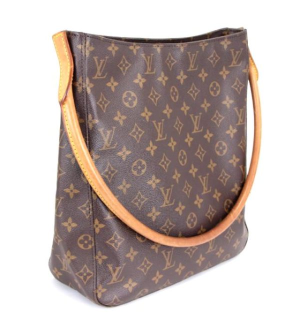 058138 01 Louis Vuitton Looping GM Shoulder Bag Monogram Brown