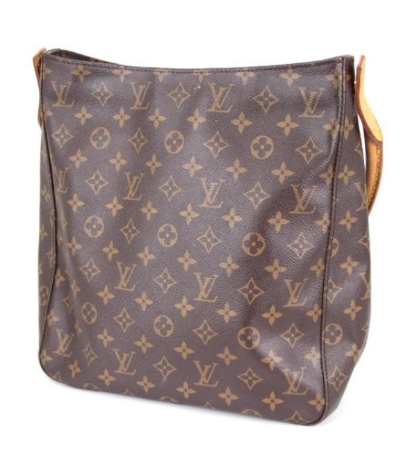 058138 02 Louis Vuitton Looping GM Shoulder Bag Monogram Brown