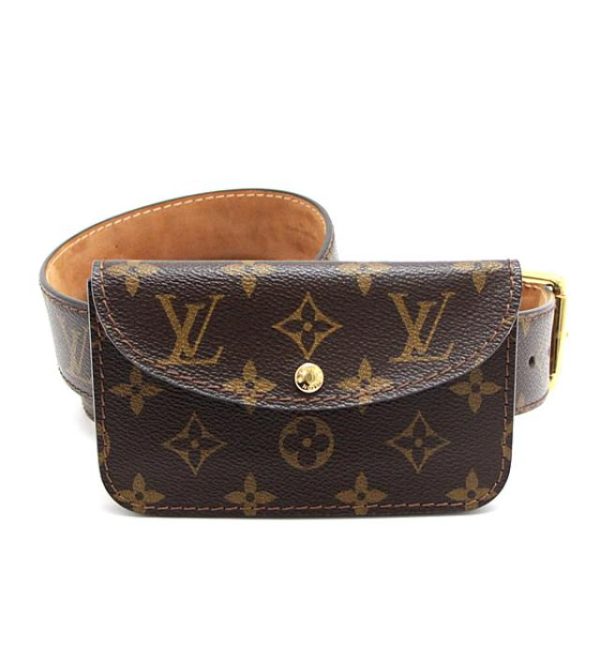 059796 02 Louis Vuitton Sun Tulle Pochette Belt Pouch Monogram