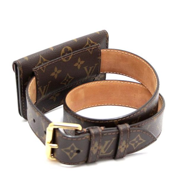 059796 03 Louis Vuitton Sun Tulle Pochette Belt Pouch Monogram