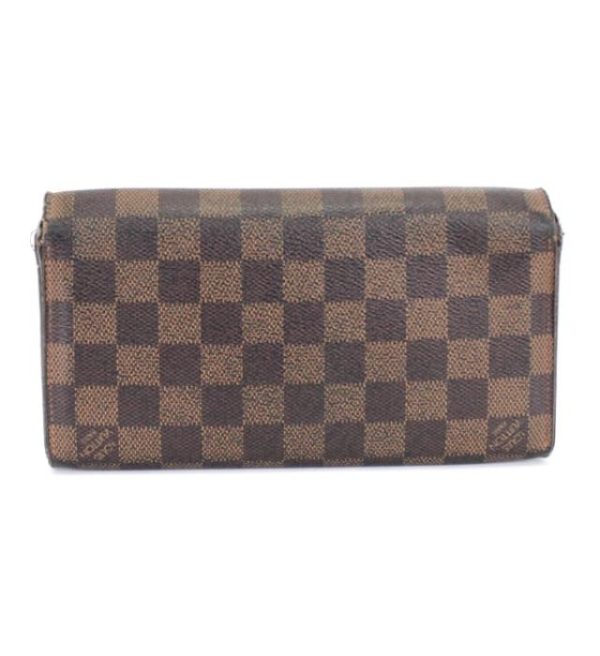 059799 01 Louis Vuitton Portefeuille Roseberry Long Wallet Damier Ebene