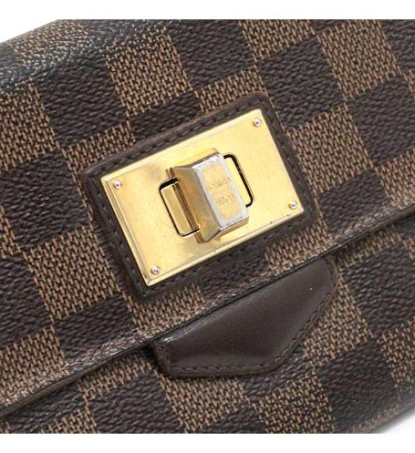 059799 04 Louis Vuitton Portefeuille Roseberry Long Wallet Damier Ebene