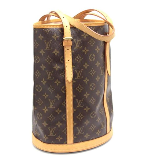 059845 01 Louis Vuitton Bucket GM Shoulder Tote Bag Monogram