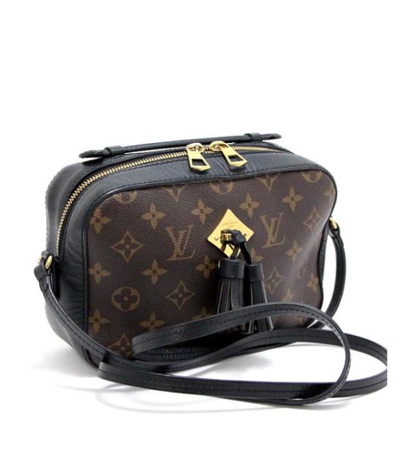 059895 00 1 Louis Vuitton Santonju Shoulder Bag Monogram Brown