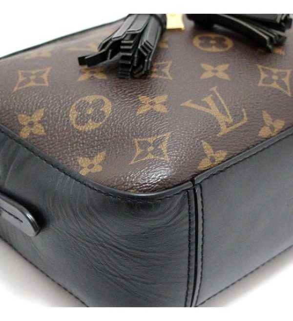 059895 02 Louis Vuitton Santonju Shoulder Bag Monogram Brown