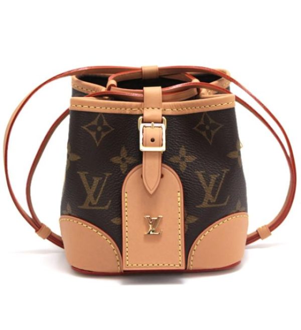 060471 01 Louis Vuitton Noe Perth Shoulder Bag Monogram Brown