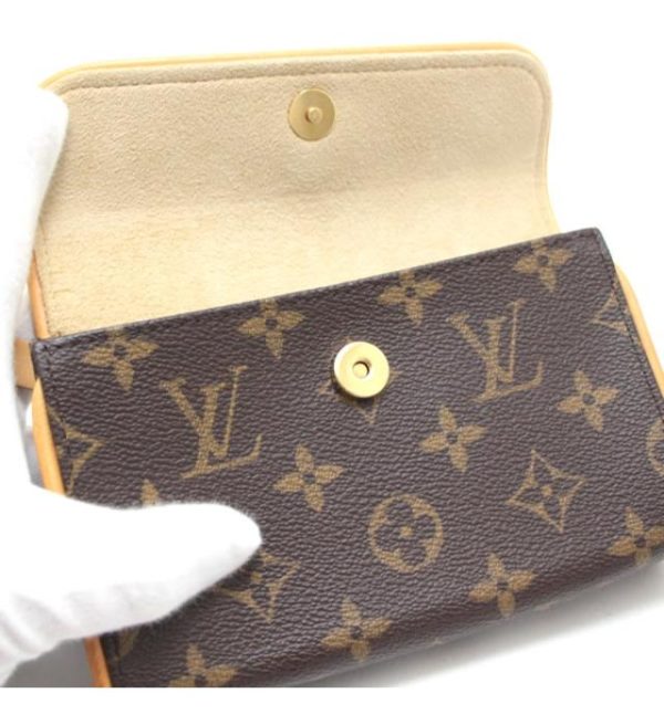 060695 03 Louis Vuitton Pochette Florentine Waist Pouch Monogram Brown