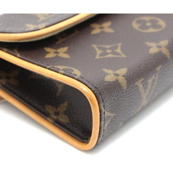 060695 06 Louis Vuitton Pochette Florentine Waist Pouch Monogram Brown