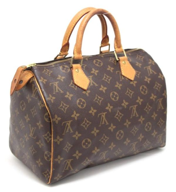 060714 01 Louis Vuitton Speedy 30 Boston Bag Monogram Brown