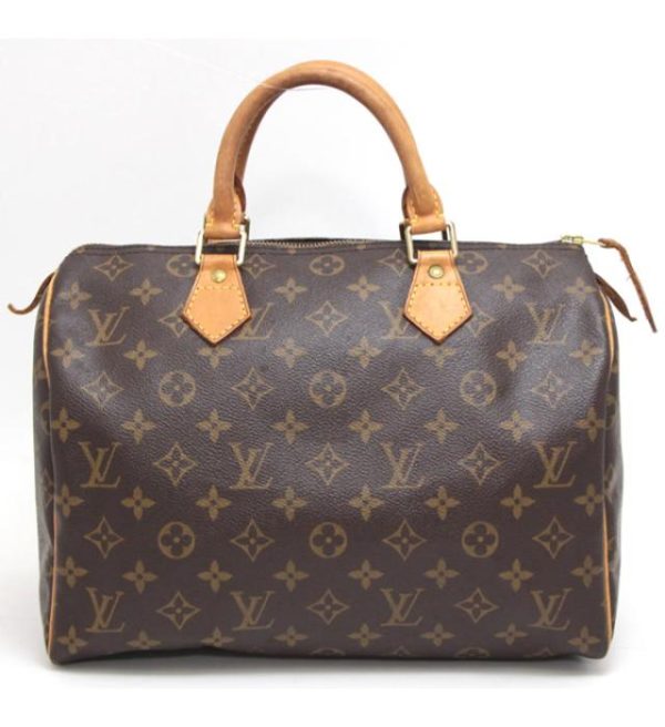 060714 02 Louis Vuitton Speedy 30 Boston Bag Monogram Brown