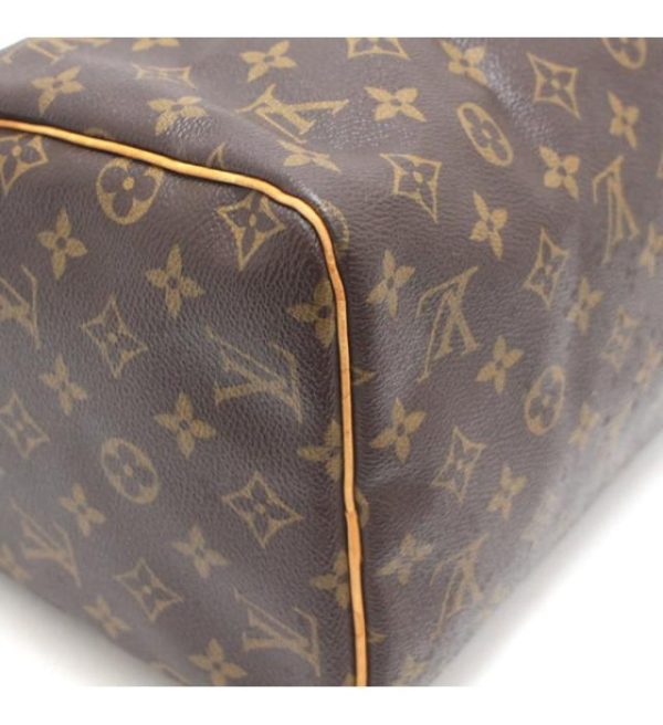 060714 04 Louis Vuitton Speedy 30 Boston Bag Monogram Brown