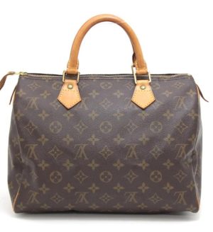 060715 01 Louis Vuitton Saint Cloud MM Monogram Canvas Shoulder Bag Brown