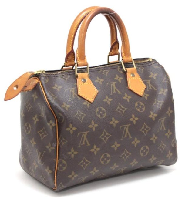 060720 01 Louis Vuitton Speedy 25 Boston Bag Monogram Brown