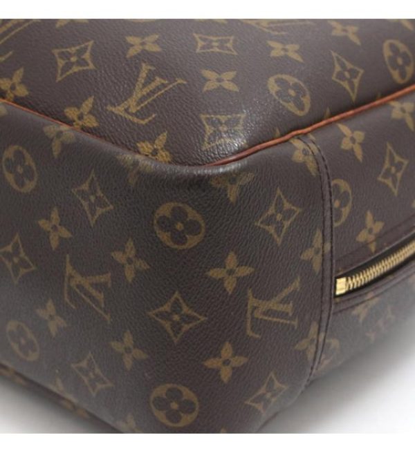 060821 04 Louis Vuitton Deauville Handbag Bowling Vanity Monogram Brown