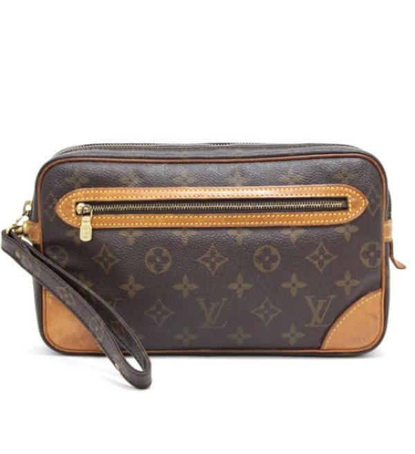 060822 01 Louis Vuitton Marly Dragonne GM Clutch Bag Monogram